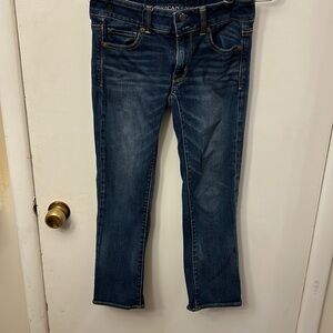 American Eagle Women’s Crop Jeans Blue Size 2 Regular